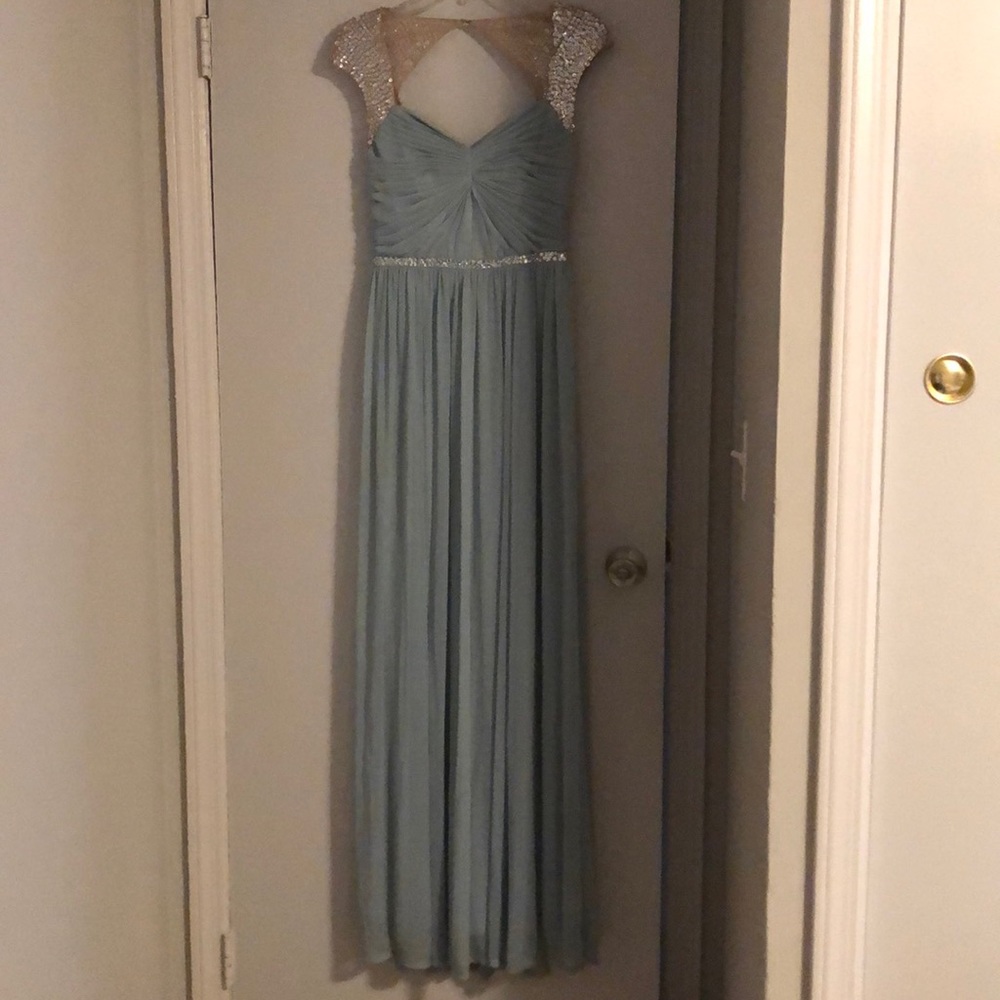 Adrianna Papell Tiffany Blue PROM dress!
